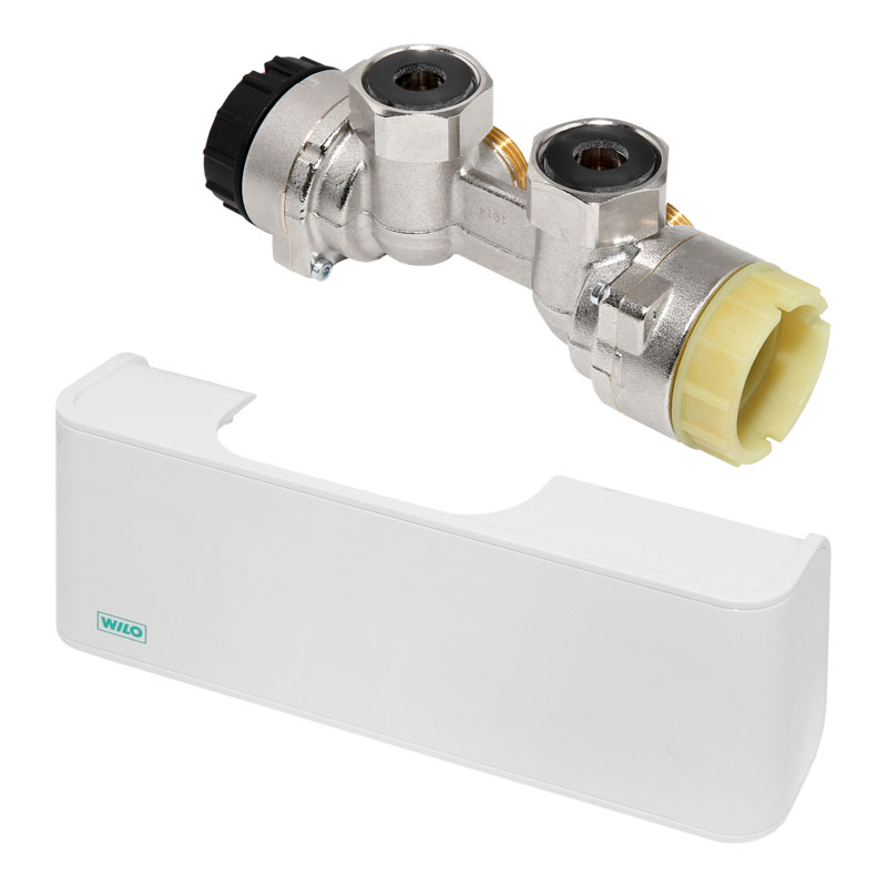 Wilo Heatfixx Pumpenadapter H-Winkel rechts inkl. Verkleidung... nur 90 ...