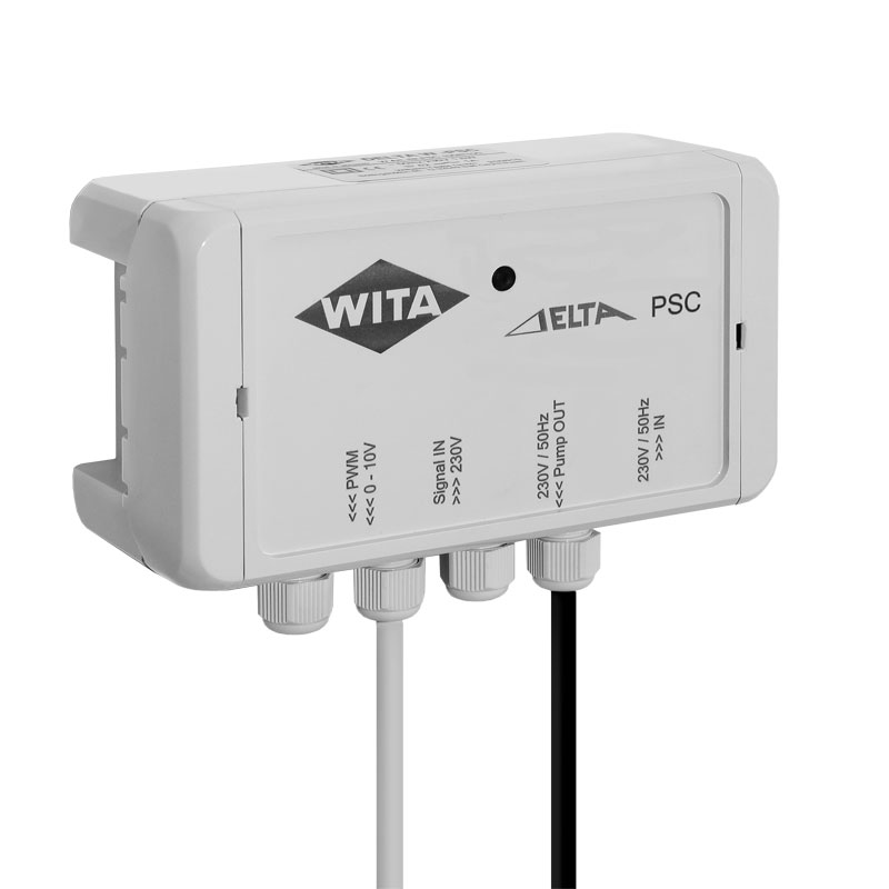 WITA Pumpensignalwandler Delta W-PSC wandelt Phasenanschnitt in 0-10V oder PWM Signal um R100M