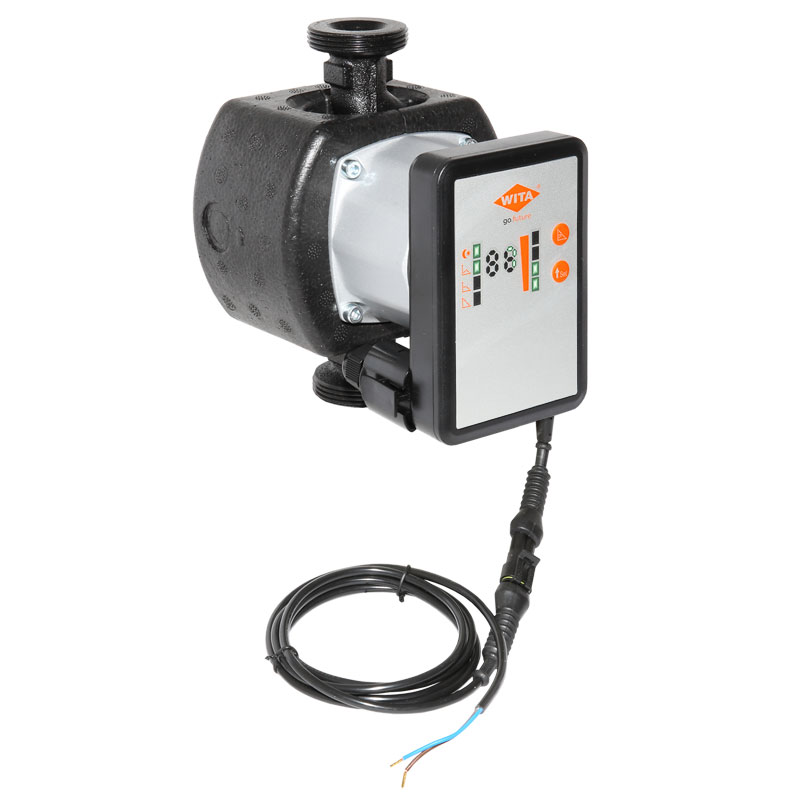 WITA Hocheffizienzpumpe Heizungspumpe Solarpumpe go.future 2 25/60 LED PWM 180 mm DN 25
