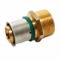 KAN-therm Übergangsstück Messing AG 32 x 1 1/4AG K-080006 für Heizung und Sanitär DVGW KAN-press