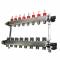OVENTROP Verteiler Edelstahl 1 für FBH  8 Kr.,m.Durchflusseinsätzen 0-5 l/min. 1405358