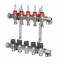 OVENTROP Verteiler Edelstahl 1 für FBH  5 Kr.,m.Durchflusseinsätzen 0-5 l/min. 1406355