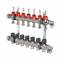 OVENTROP Verteiler Edelstahl 1 für FBH  7 Kr.,m.Durchflusseinsätzen 0-5 l/min. 1405357