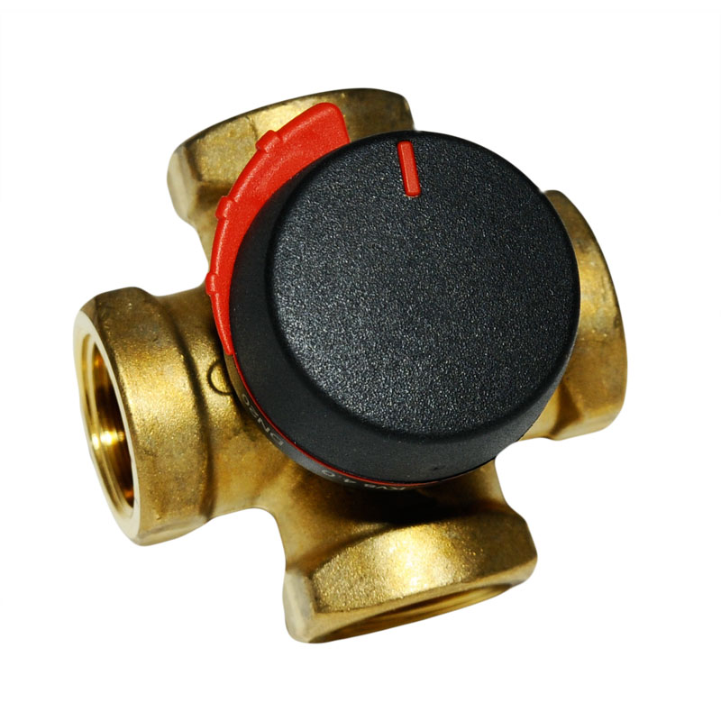 ESBE 4-Wege Mischer Serie VRG 141 DN 25, Kvs 10 , Innengewinde 1- 11640400