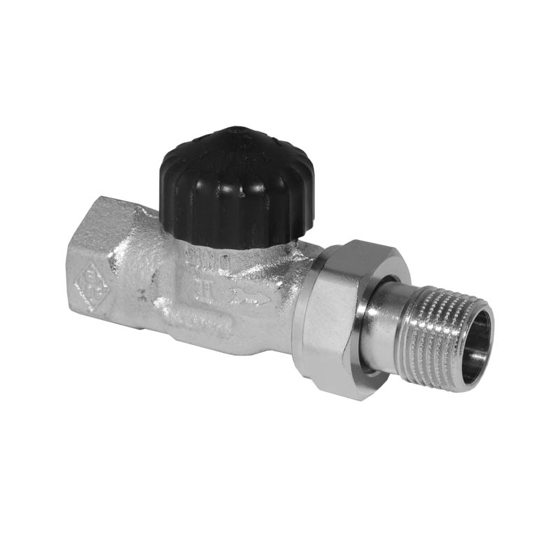HEIMEIER Thermostatventil, Standard Durchgang, 1/2-, Kvs 1.35, RG-vernickelt 2202-02.000