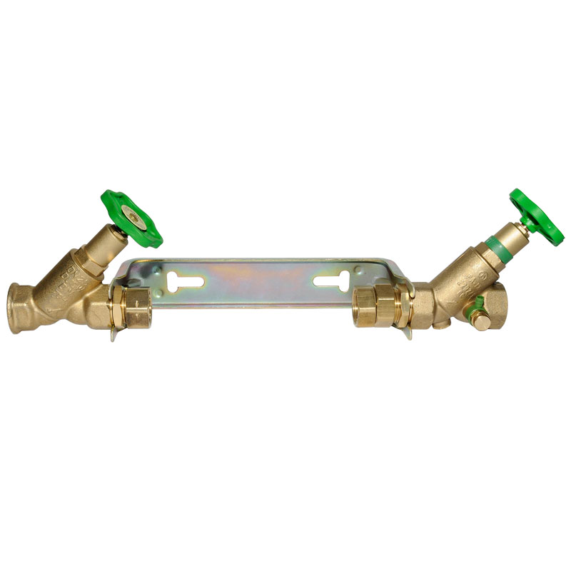 Wasserzählereinbaugarnitur fester Abstand Wasserzählerbügel m. 1- f. Zähler QN 2,5