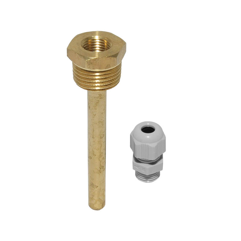 TechnischeAlternative Tauchh�lse 1/2- Messing 140mm lang mit Zugentlastung  01/TH140