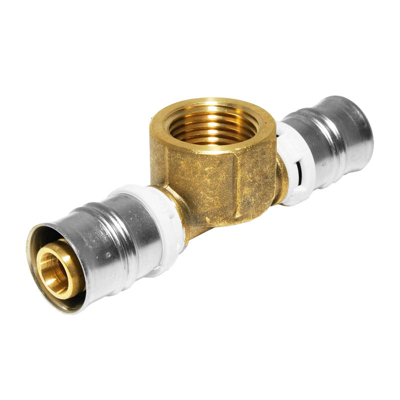 Alpex F50 Profi bergangs-T-Stck MS mit Innengewinde 20 x 1/2- IG x 20mm PPSU 86920742