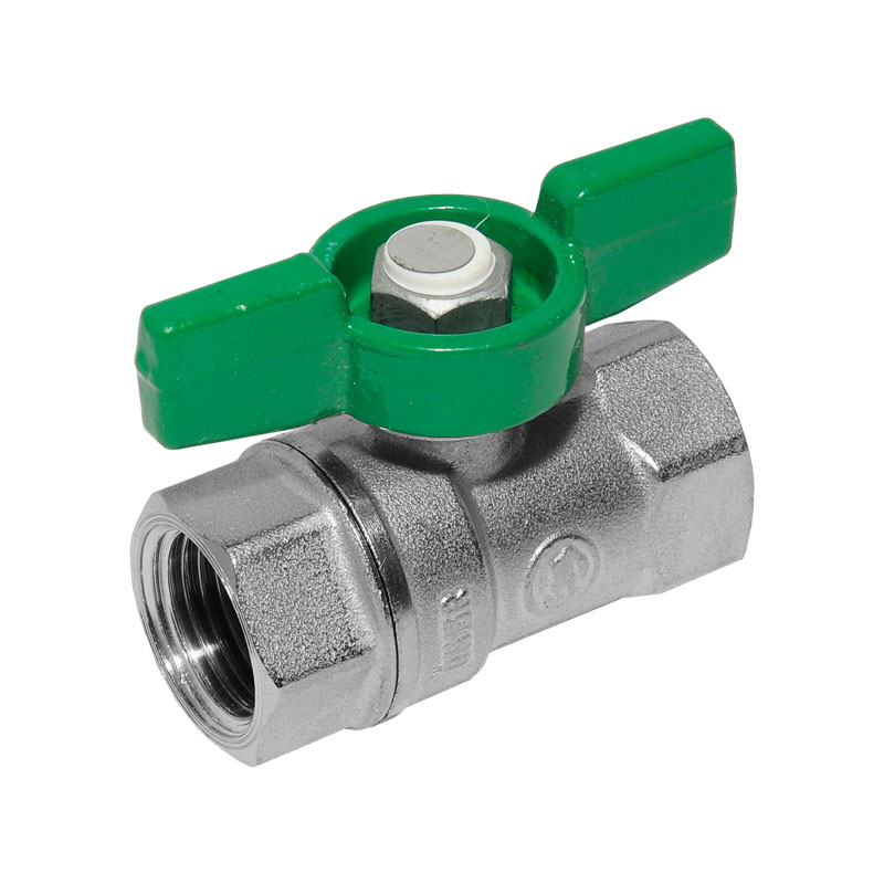 Giacomini Trinkwasser Kugelhahn DN32 Schwermodell mit Flügelgriff 2x 1 1/4-IG DVGW R251WX026