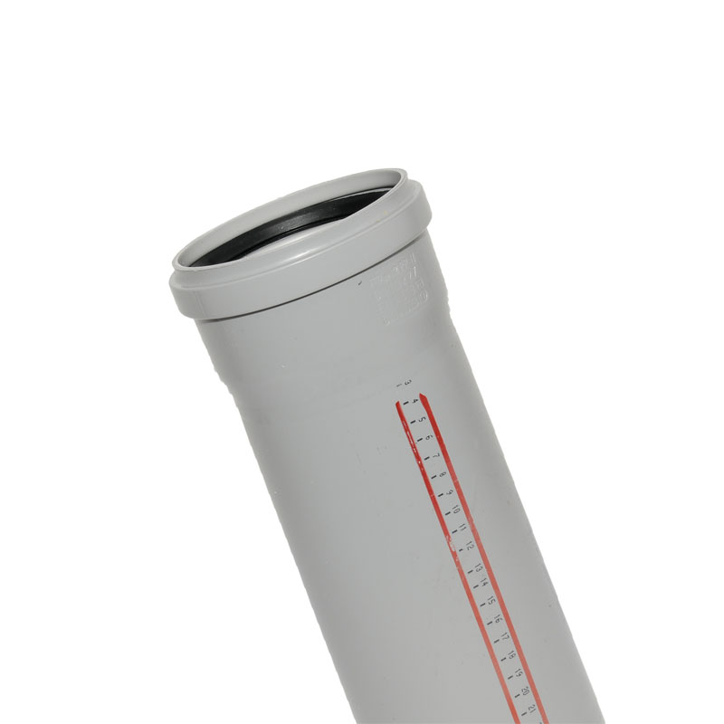 HT Rohr mit Muffe und Gummidichtung HT-Rohr DN110 500mm HTME