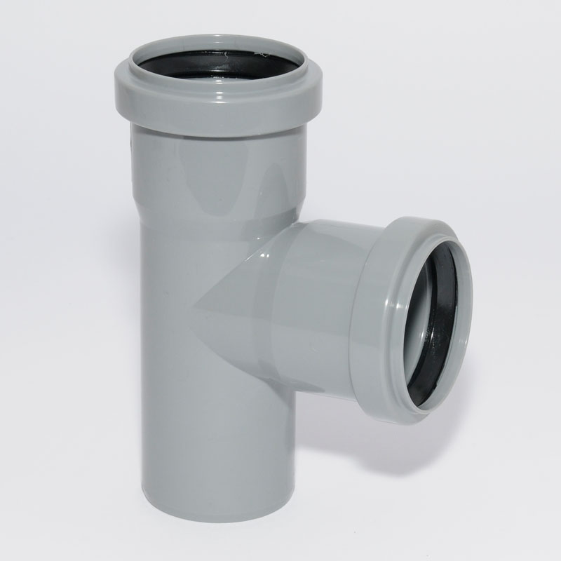 HT Rohr DN110 Mit Muffe - Abflussrohr 1000mm Grau Für Abwasser Kompatibel Mit Marley