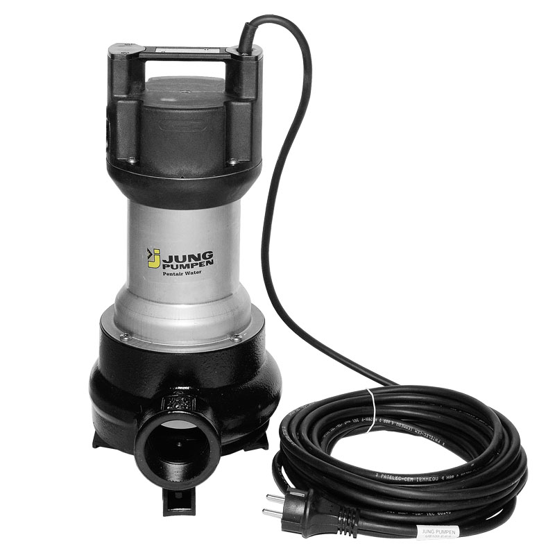 Jung US 105 E  Tauchpumpe Drainagepumpe mit Standf��en und 10m Kabel JP09410 Schmutzwasserpumpe