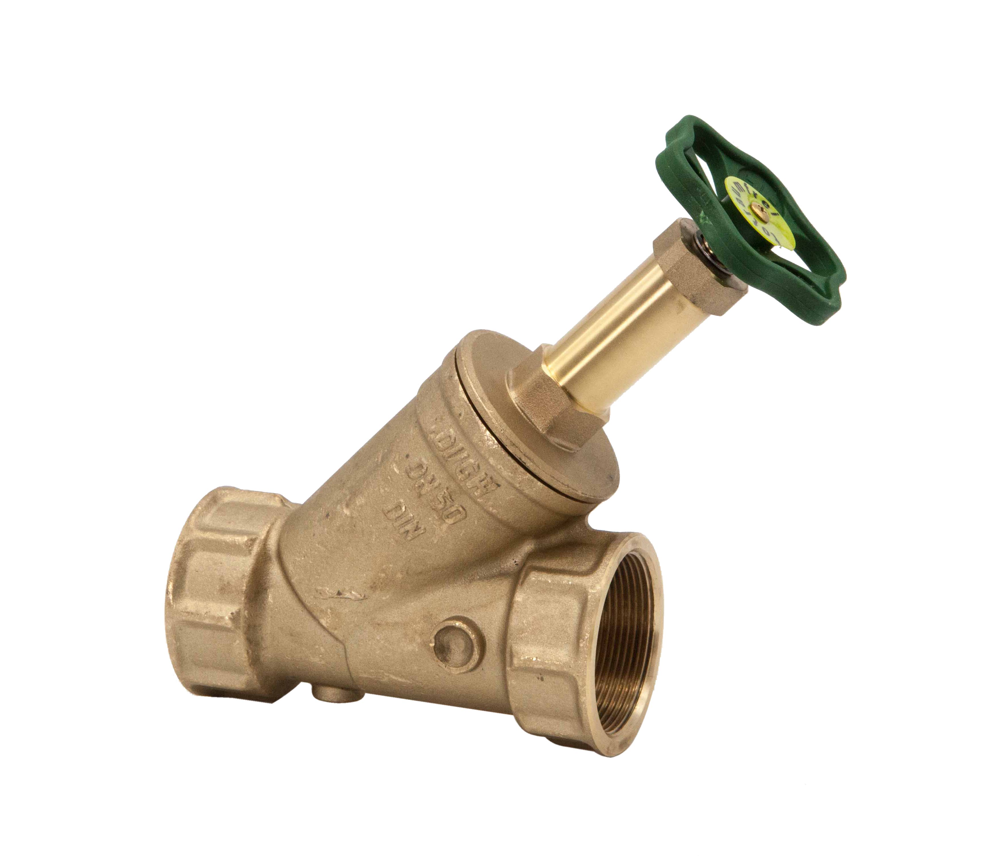 Schl�sser Schr�gsitzventil 2- DN50 Innengewinde ohne Entl. Freistromventil nichtst. Spindel DVGW