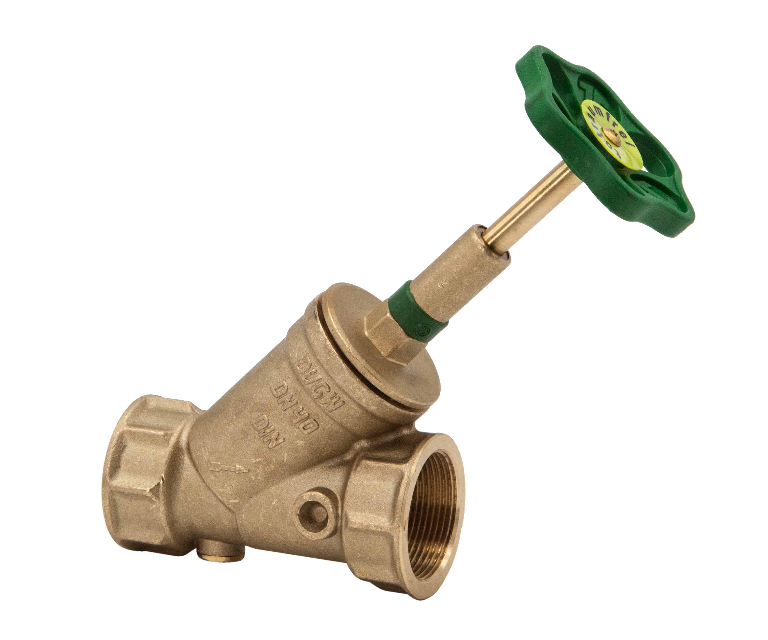 Schl�sser KFR Ventil Schr�gsitz 1 1/2- IG DN40 mit R�ckflussverhinderer ohne Entl. st. Spindel DVGW