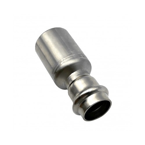 Hage Edelstahl Pressfitting Reduzierstück Reduzierung Ø 15/18mm I/A Press V-Kontur DVGW 56390020