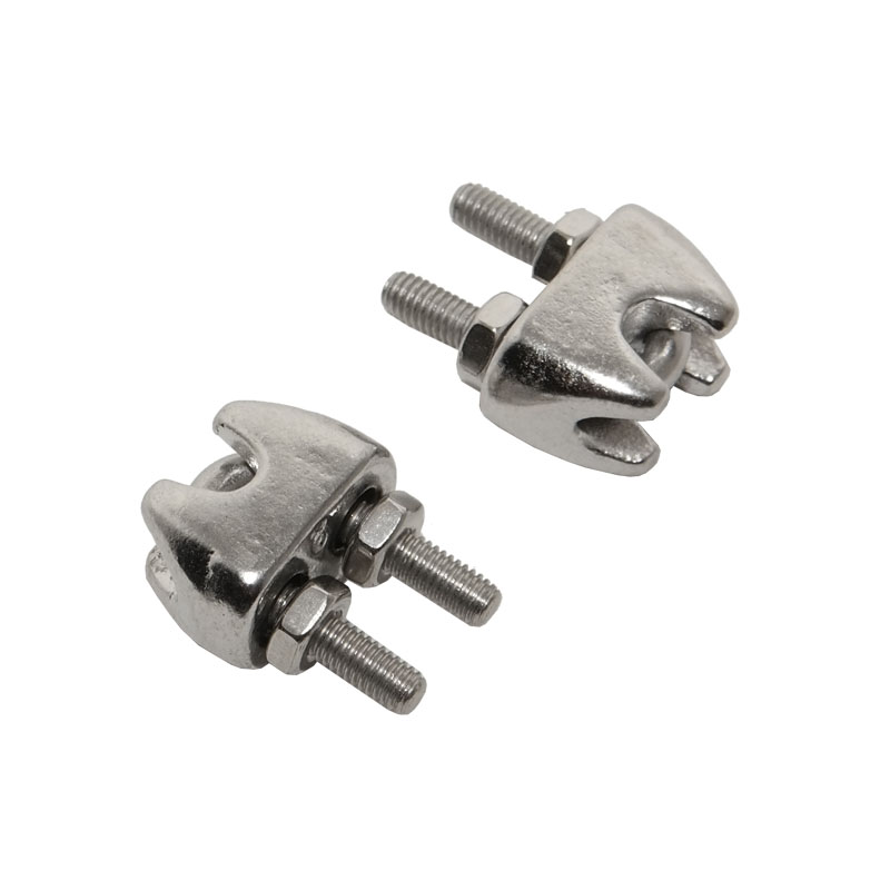 Satz Seilklemmen f�r Edelstahlseil Niroseil Drahtseil Edelstahl 3 mm