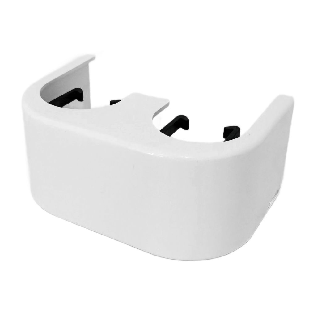 Simplex Designverkleidung Durchgang wei� f�r Simplex Zweirohr Hahnblock Durchgangsform 3/4- F10093
