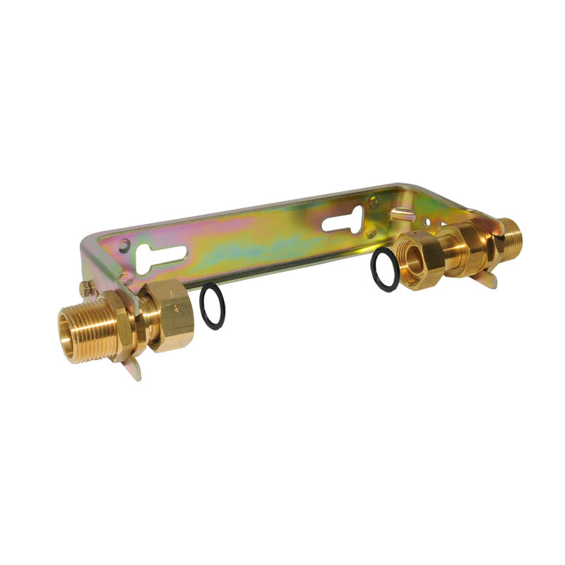 Wasserz�hlereinbaugarnitur fester Wandabstand Wasserz�hlerb�gel 1 1/4-  ohne Ventile QN 6