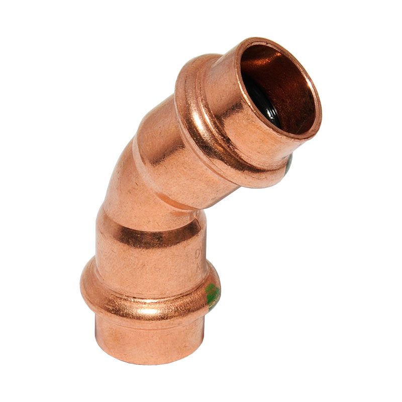 Viega Profipress-Bogen Ø 28mm 45° I/I mit SC-Contur Modell 2426 Kupfer 292362