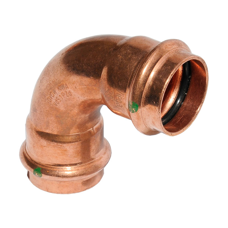 Viega Profipress-Bogen � 15mm 90� I/I mit SC-Contur Modell 2416 Kupfer 291501