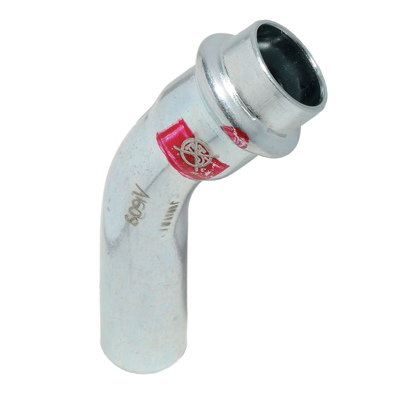 Viega Prestabo-Bogen � 35mm 45� I/A mit SC-Contur Modell 1126.1 Pr�zisionsstahl 558376