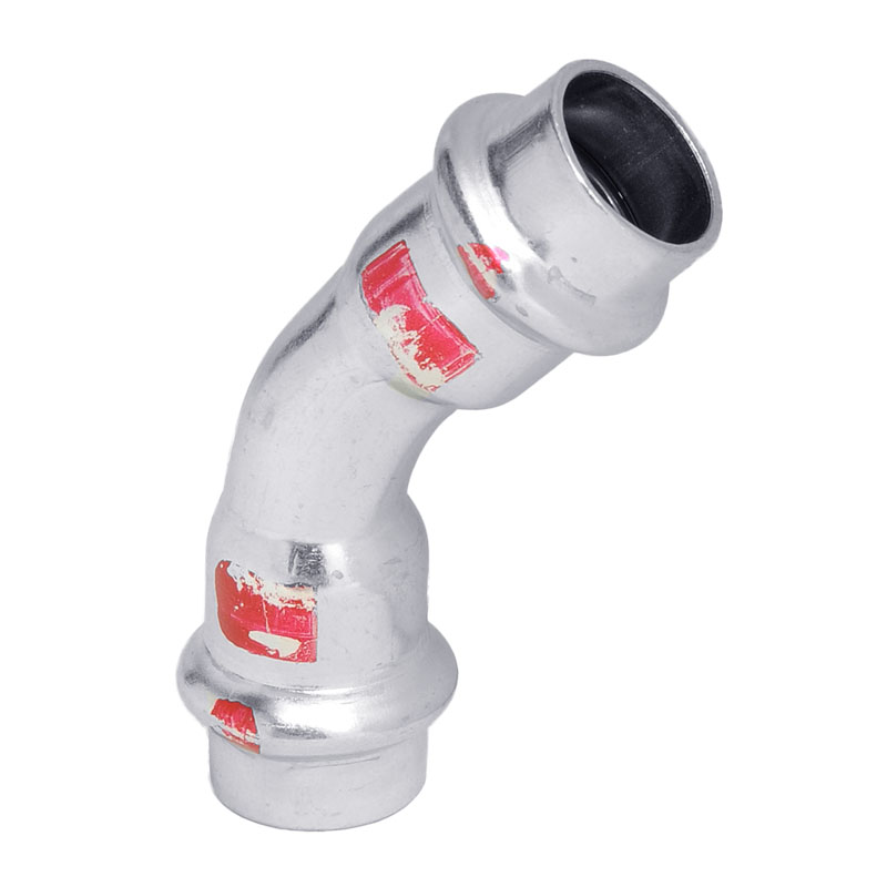 Viega Prestabo-Bogen � 22mm 45� I/I mit SC-Contur Modell 1126 Pr�zisionsstahl 558284