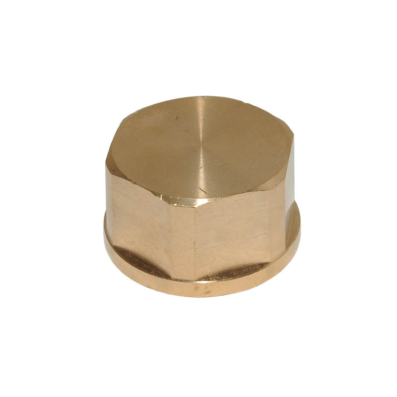 Viega Kappe 1 1/2'' 3301 mit Mehrkant in Rp1 1/2 Rotguss, 268329