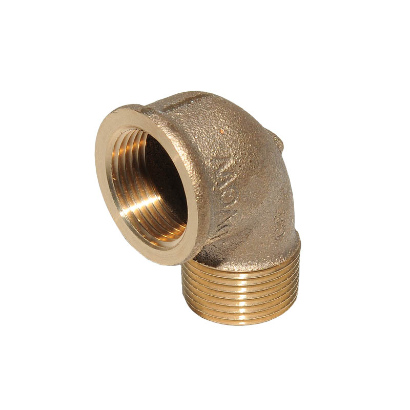 Viega Winkel 1 1/4'' IA (IG/AG) 90 Grad 3092 Rotguss, 264109