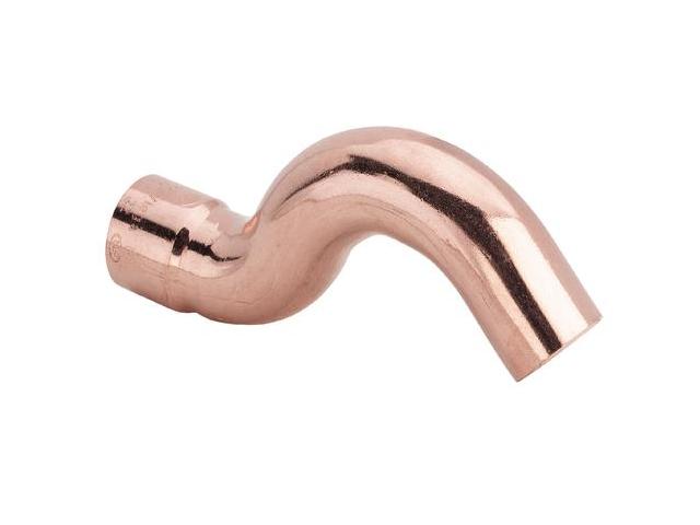 �berbogen 95086 in 12mm mit Au�enl�tende Kupfer 107864