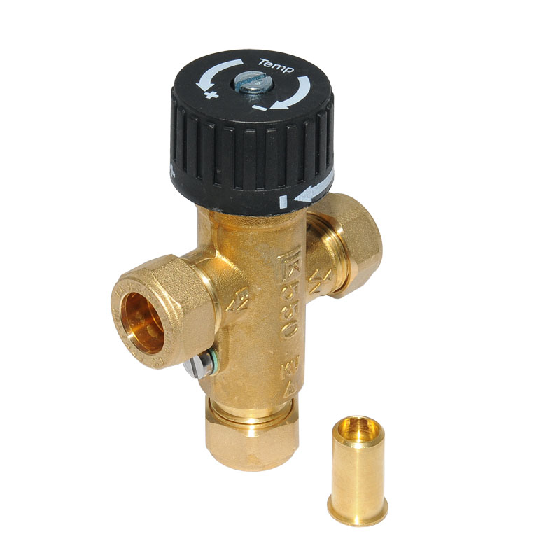 LK 550 AquaMix Termomix Mischautomat Brauchwassermischer DN 20 38 - 65�C Klemmfitting 22mm 090205
